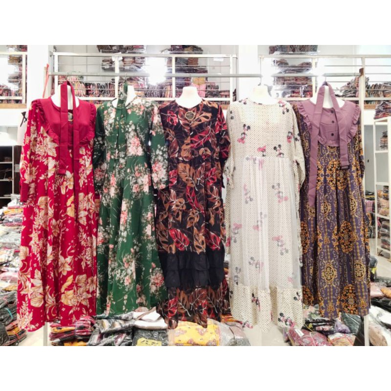 CUCI GUDANG SALE GAMIS RANDOM - GAMIS MONALISA NON HIJAB