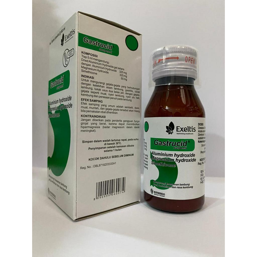 Gastrucid Sirup 60mL / Perut Kembung Obat Maag