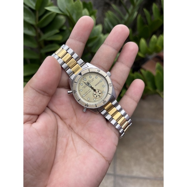 Jam Tangan Pria Seiko Avenue Alarm Chronograph Timer 8M26 600A Vintage Japan Original