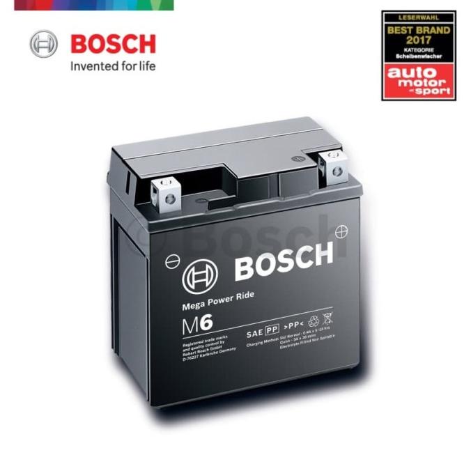 Aki Motor Suzuki Smash Bosch RBT-6A ORI BOSCH