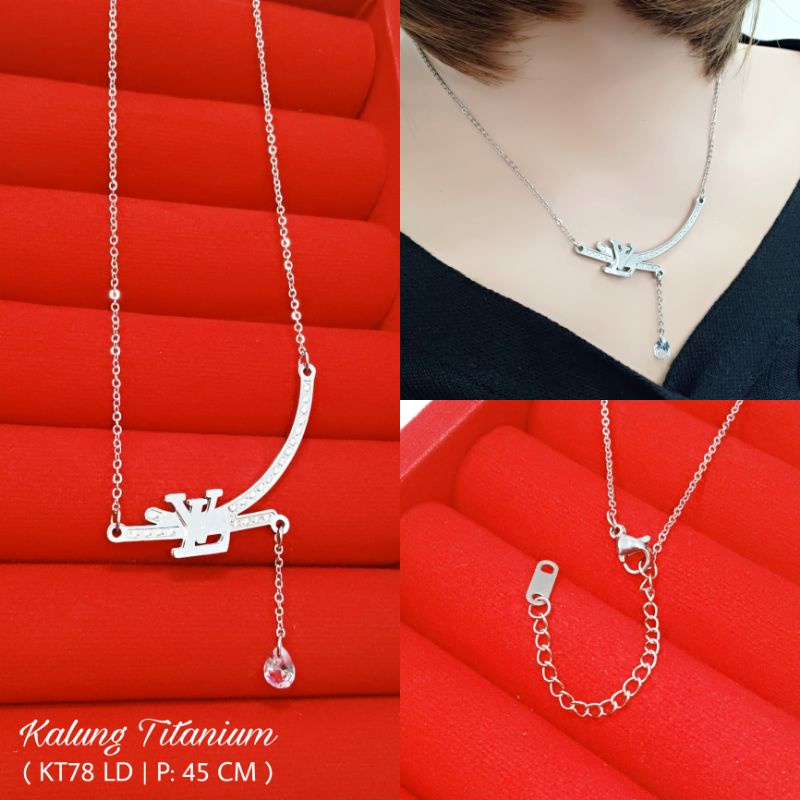 Kalung Titanium Wanita Dewasa KT78 LD