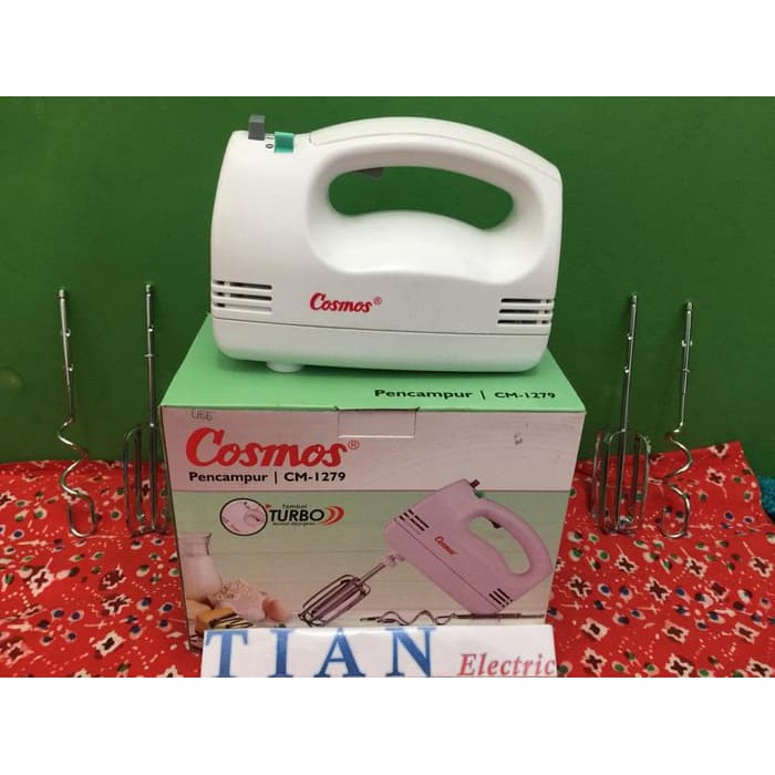 COSMOS CM-1279 Hand Mixer 5 Speed Level 80-200 Watt