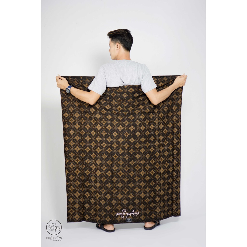 SARUNG BATIK KANJENG MOTIF KAWUNG LAWASAN FULL FREE TOTE BAG EKSKLUSIF