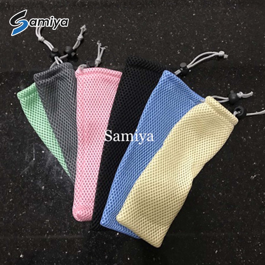 Pouch tempat box alat makan set sendok garpu sumpit sedotan stainless / pouch sedotan stainless