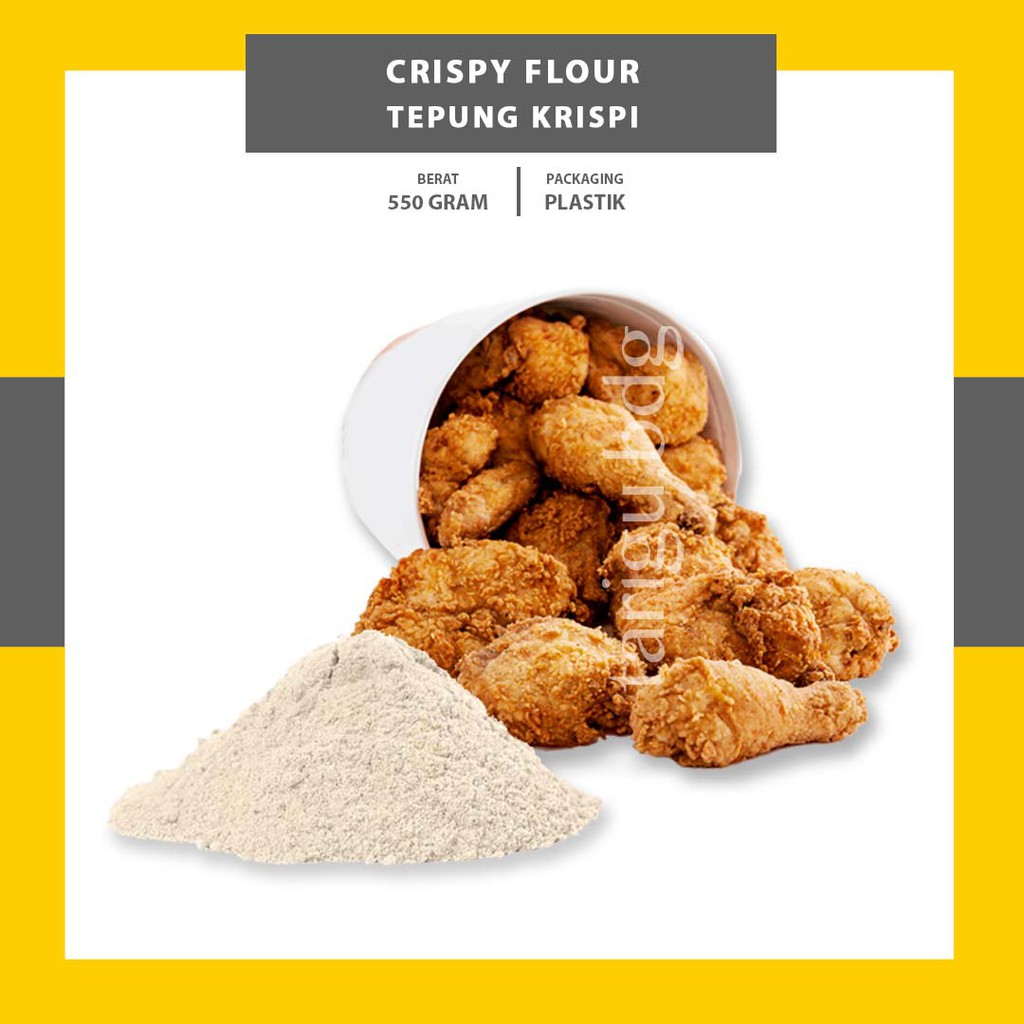 TEPUNG KFC 550GR PAKET - KENTUCKY FLOUR MIX - BUMBU AYAM GEPREK - TEPUNG KRISPI HALAL TEPUNG KRISPY