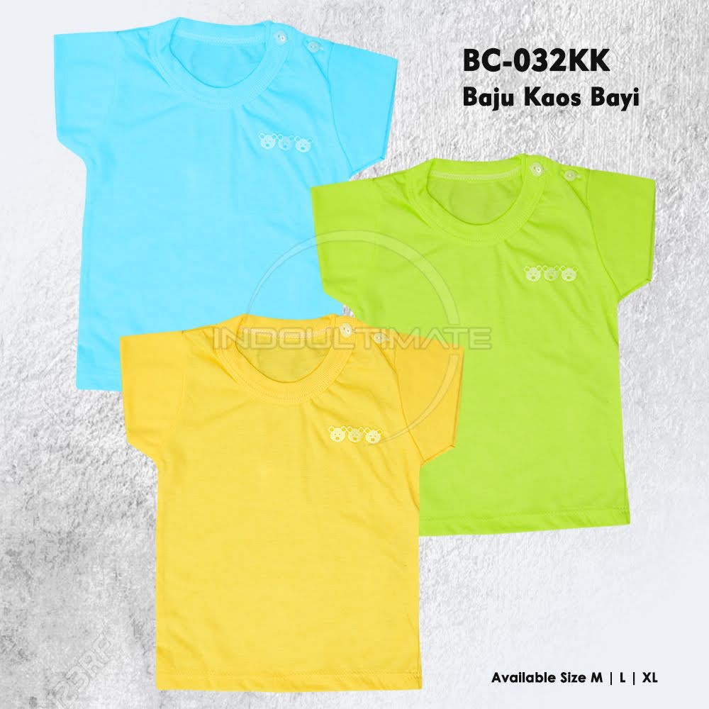 Kaos Anak Bayi Balita Cotton Baju Harian Bayi Oblong Setali Polos BC-032KK Pakaian Bayi Atasan Bayi