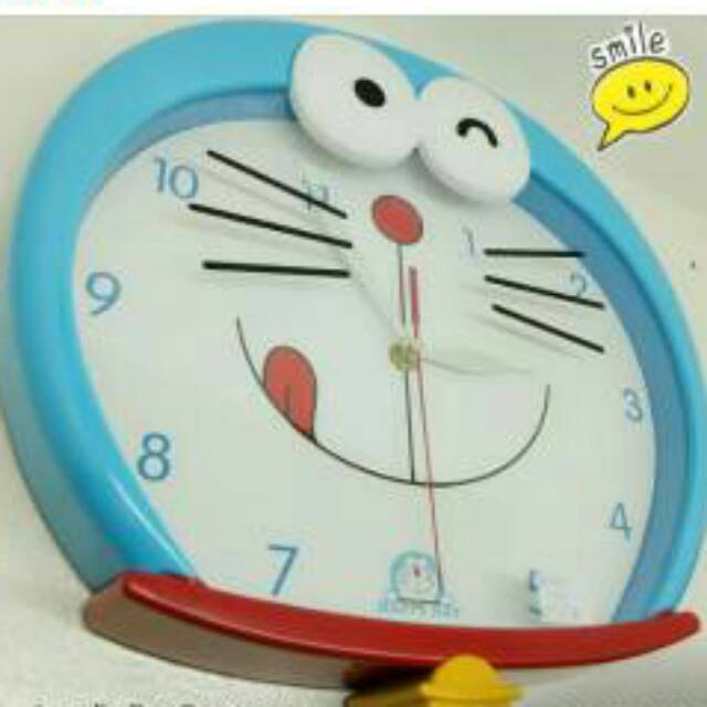 Jam Dinding Doraemon Kepala / Jam Dinding Karakter Kepala Doraemon
