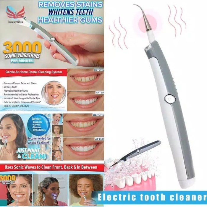 Jual Alat Pembersih Karang Gigi Plak Elektrik Ultrasonic Plaque Remover