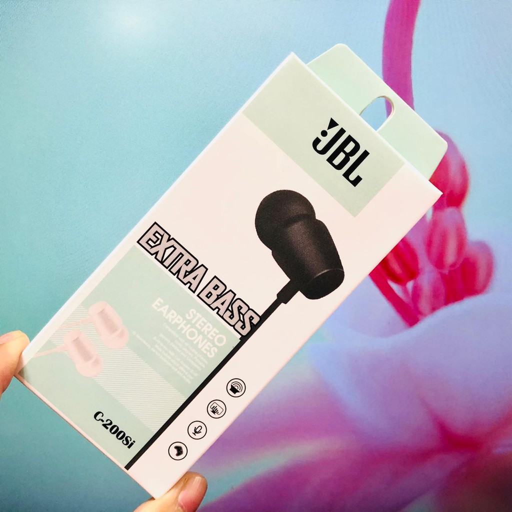 JB1 HEADSET JB01 mini IN EAR EARPHONE HANDPHONE HP HANDSFREE PUREBASS hendsfree megabass warna hitam