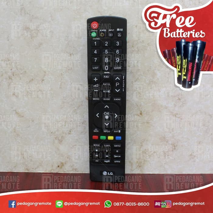 RET-228 Remot / Remote TV LG LCD / LED AKB72915251 AKB72915244 AKB72915246