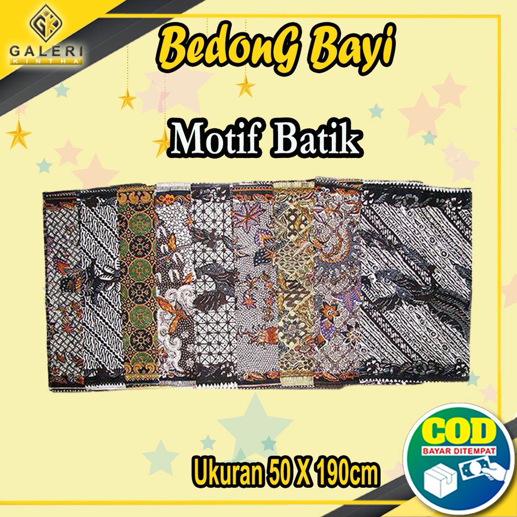 Bedong Bedongan Bayi Panjang Murah Halus Motif Batik