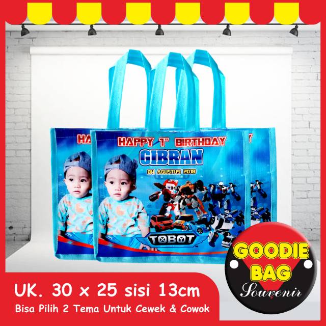 

Terlaris tas ulang tahun tas souvenir ultah goodie bag custom
