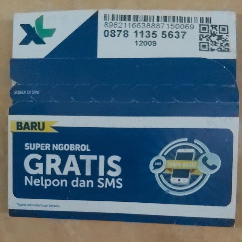 KARTU XL, AXIS, TELKOMSEL, INDOSAT, 3 SUDAH DIREGISTRASI