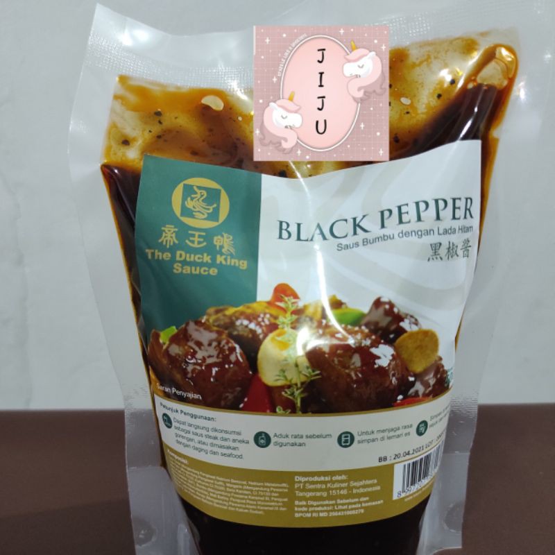 

DUCK KING BLACK PEPPER SAUCE 500 gr