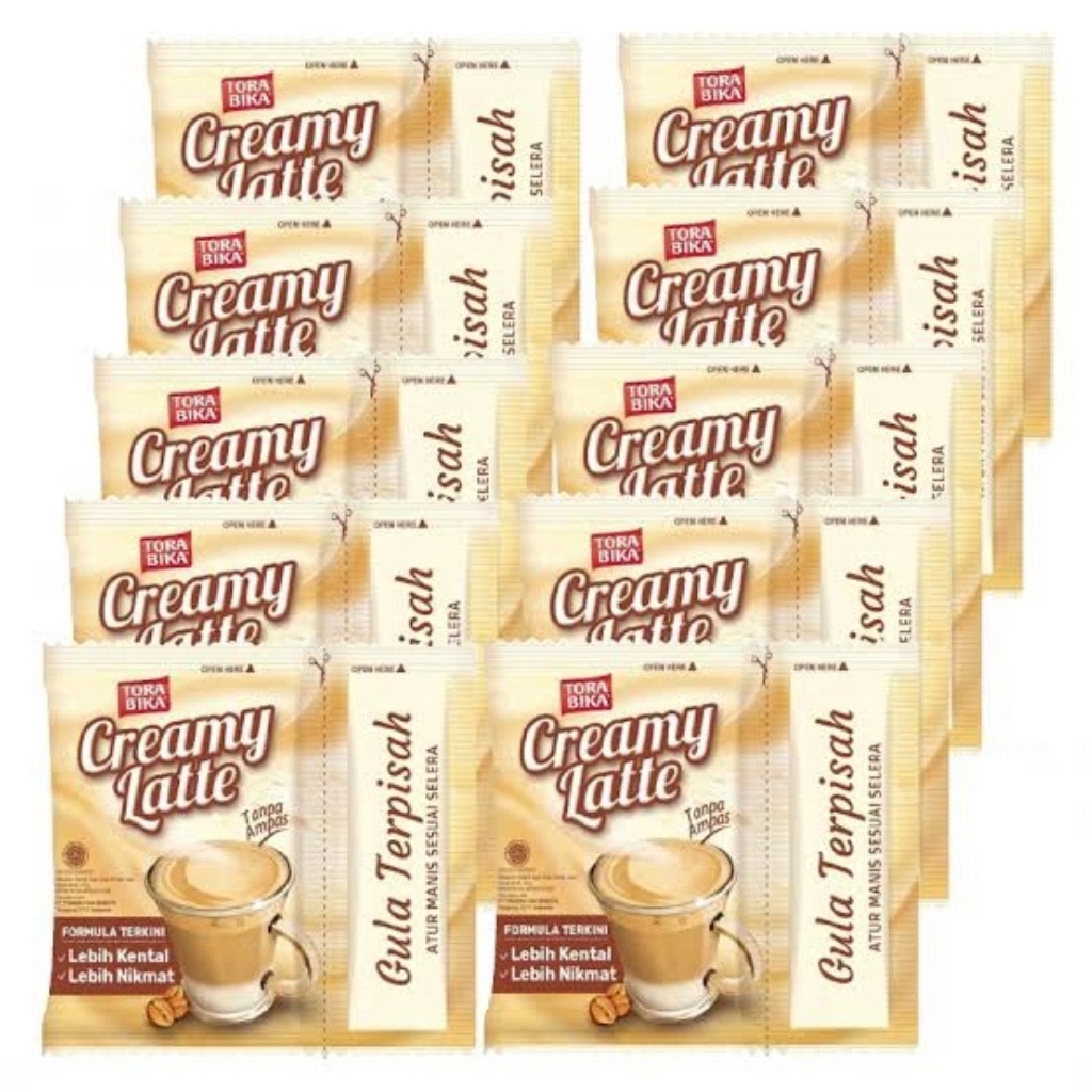 

Torabika Creamy Latte Renceng 10 Sachet @ 25 gr