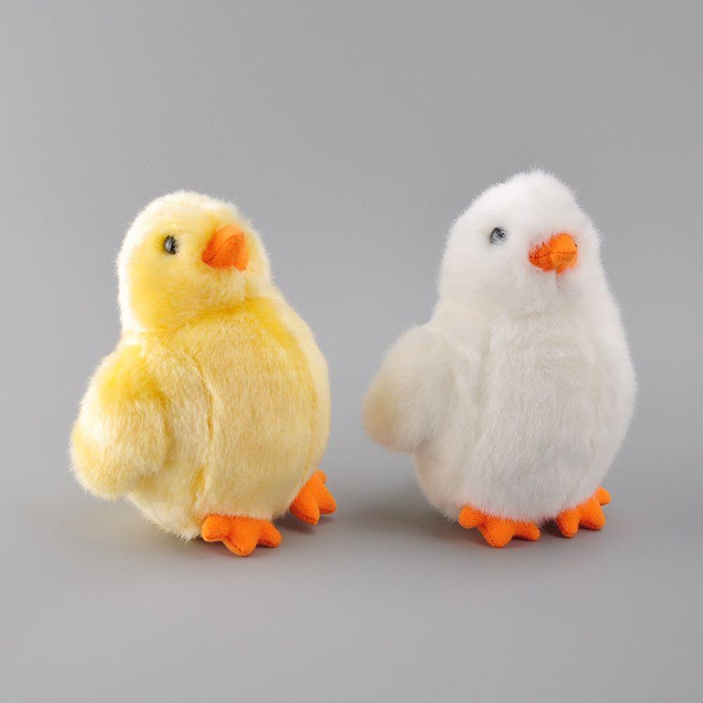 Quinton Boneka Bebek Manusia Hidup Hadiah Natal Untuk Anak Laki-Laki Perempuan Boneka Binatang Buatan Koleksi Hewan Mainan Boneka Ayam Simulasi Bebek Realistis