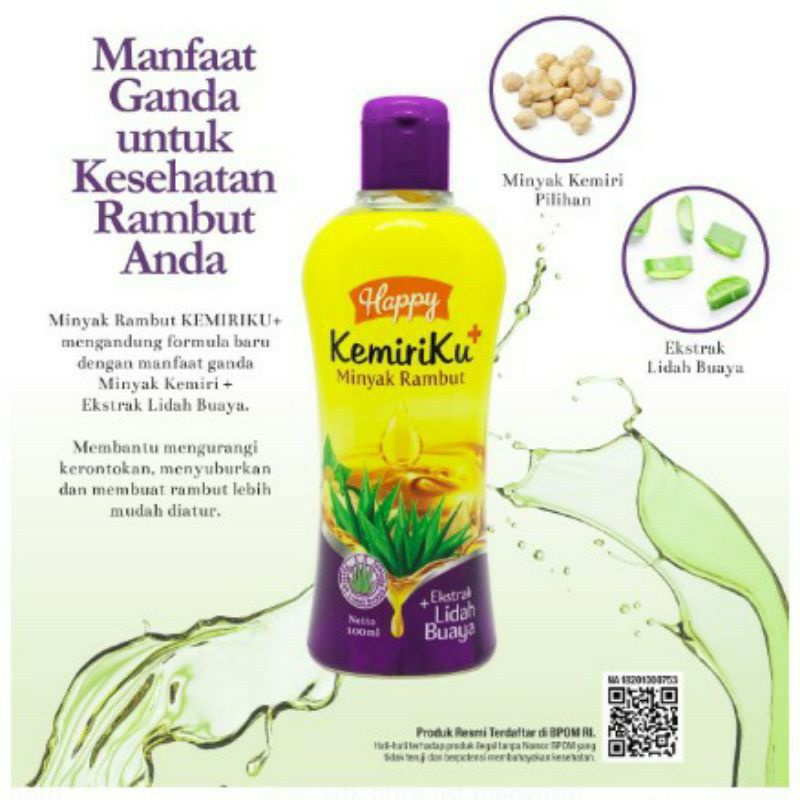 Minyak Kemiri Happy Kemiriku 100 ML-ORIGINAL 100%