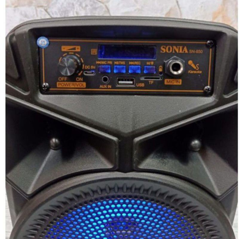 Speaker Bluetooth Sonia SN-850 / SN 900 ORIGINAL FREE MIKROFON &amp; REMOTE