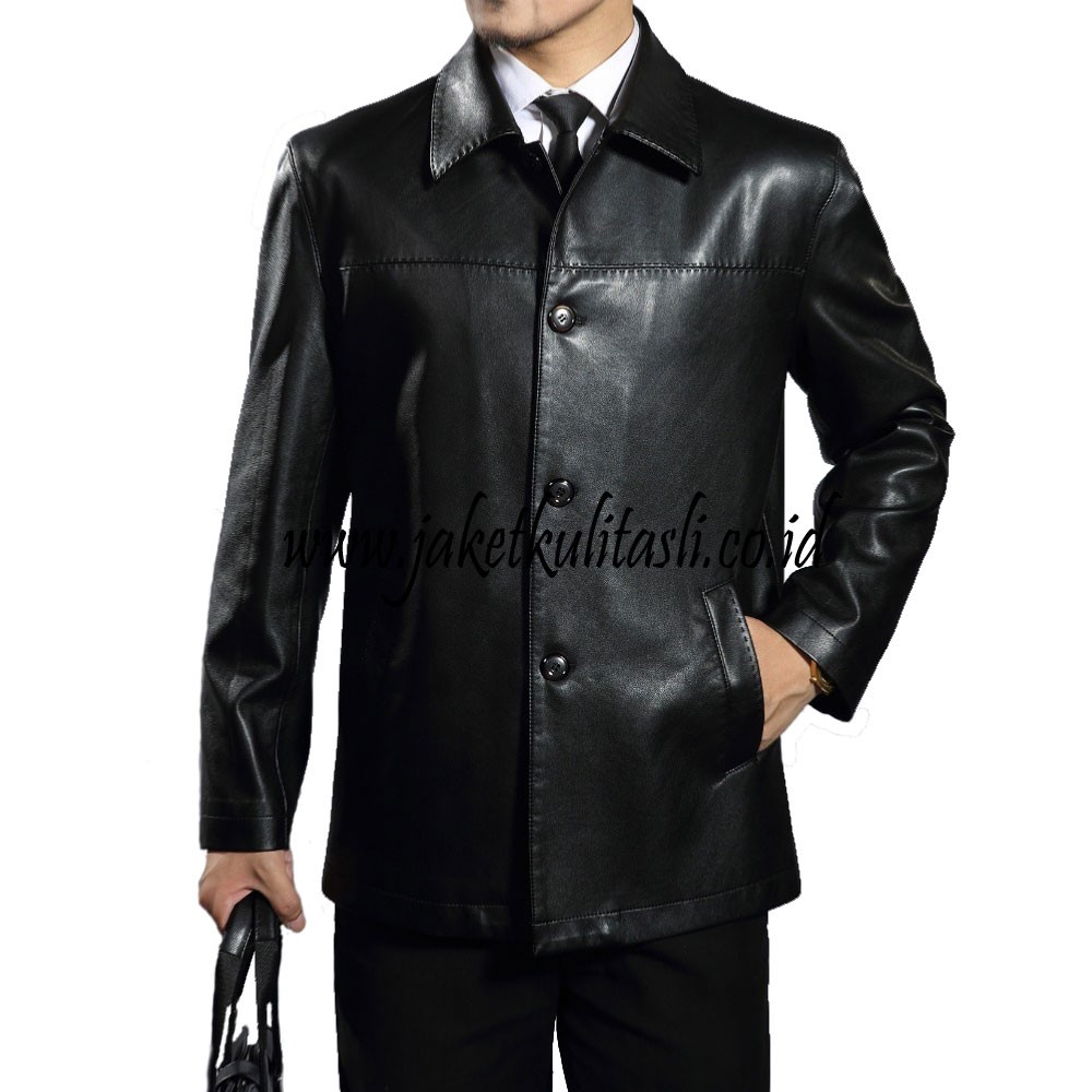 JAKET JAS KULIT SINTETIS/JAKET KANTOR/JAS SOPAN/JAS FORMAL