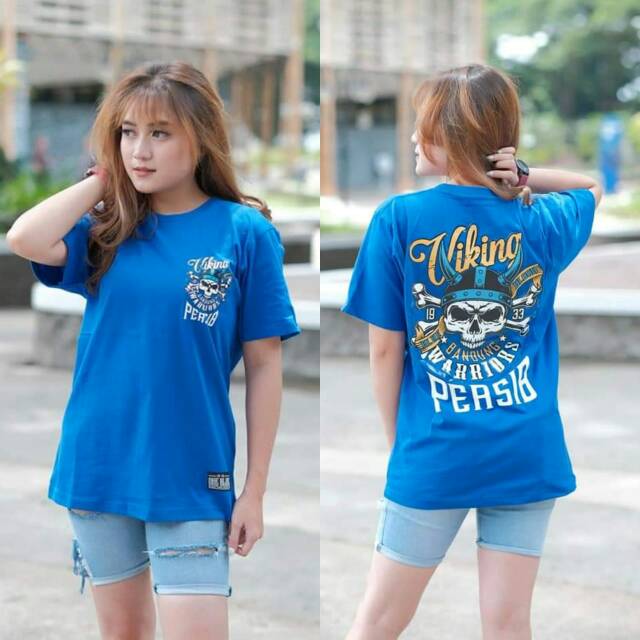 Kaos persib viking warior biru hitam