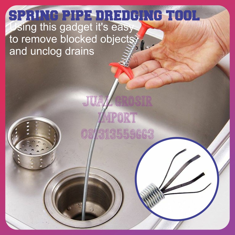 Spring Pipe Dredging Tool - Alat Pengambilan Fleksibel