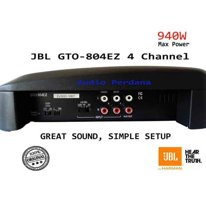 READY Power JBL GTO-804EZ