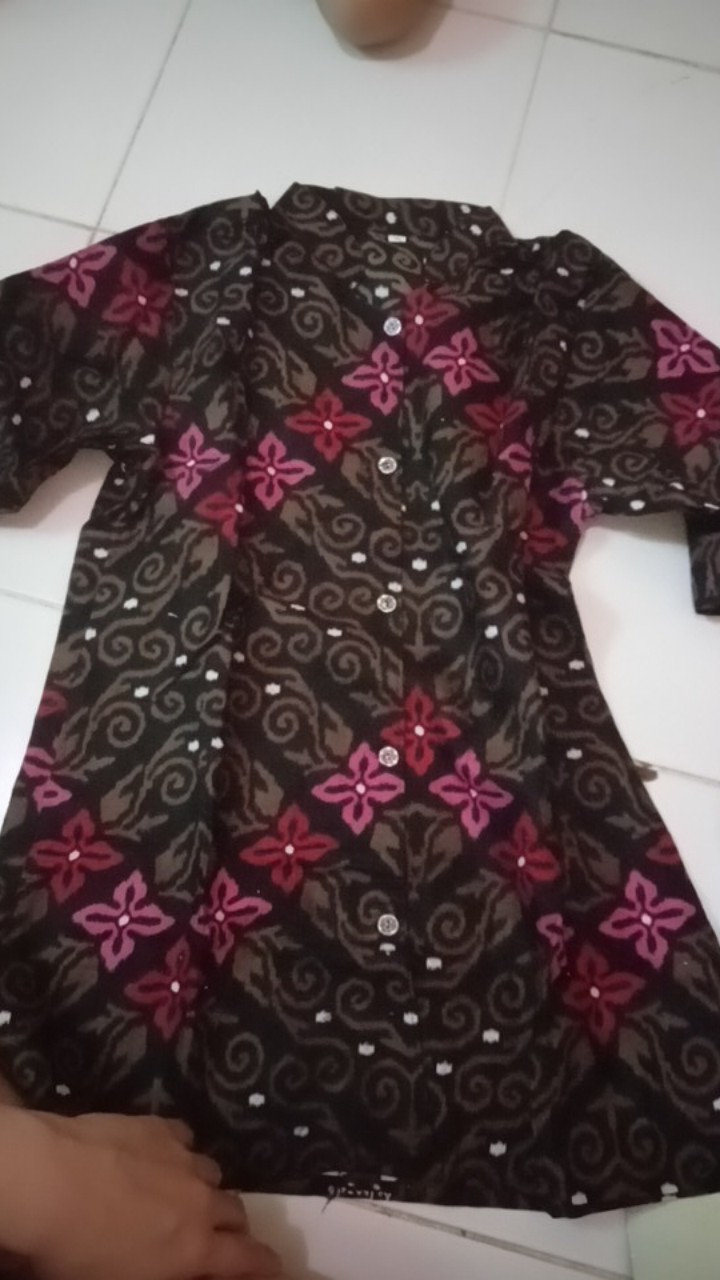 Atasan Batik Dolby Dolbi Dobby Doby Tenun Sutra Tulis Halus Katun Atbm Baron ,sarombit Atasan