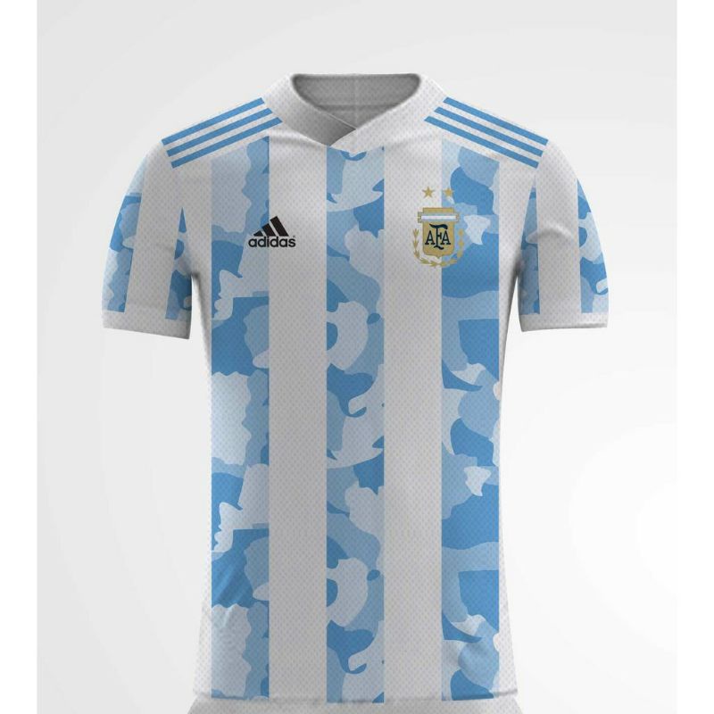 JERSEY ARGENTINA HOME & AWAY  2021 FULL PRINTING FREE NICK NAME & NOMO PUNGGUNG