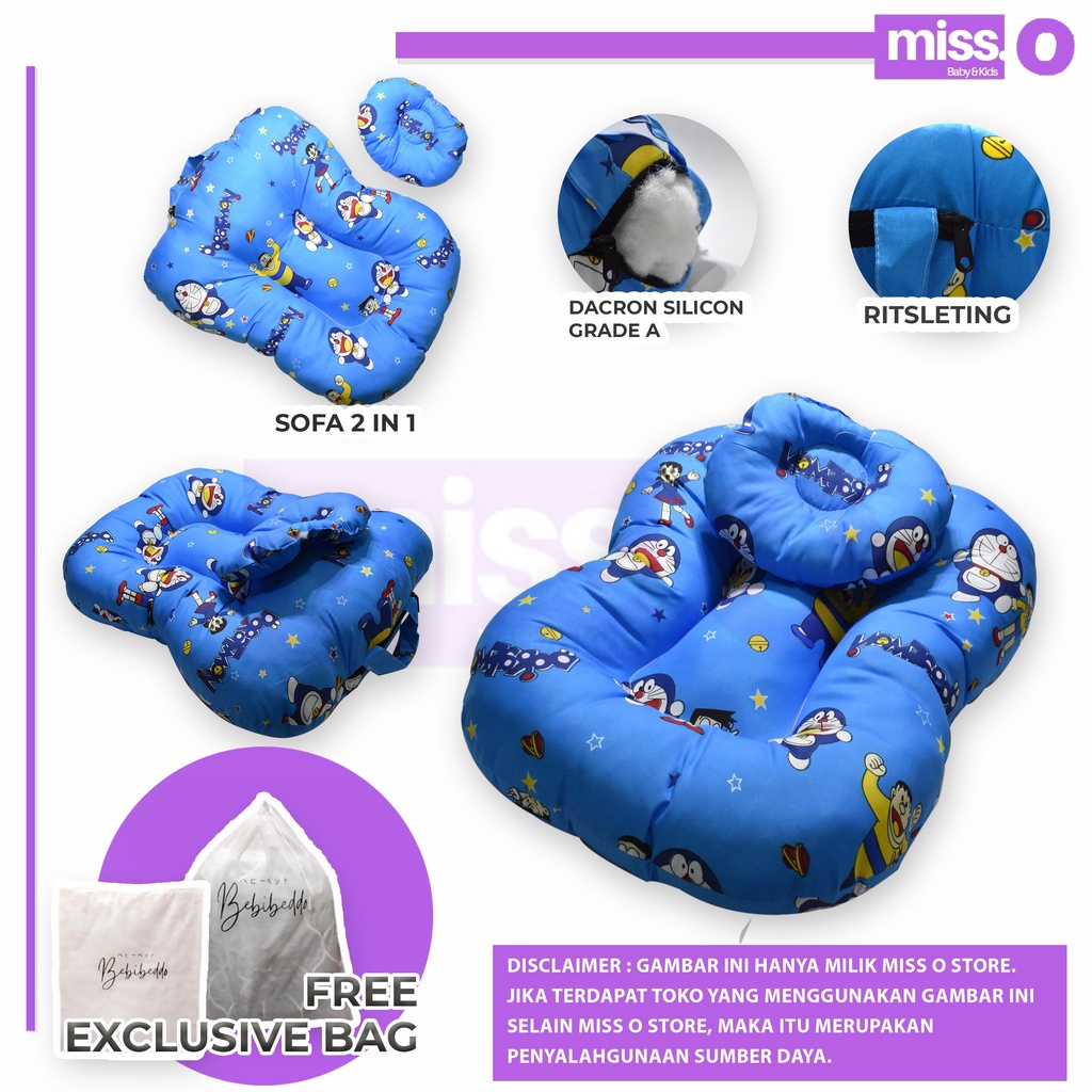 [Jumbo] Sofa Bayi Ukuran Besar / kasur bayi multifungsi ( FREE Bantal + TAS )