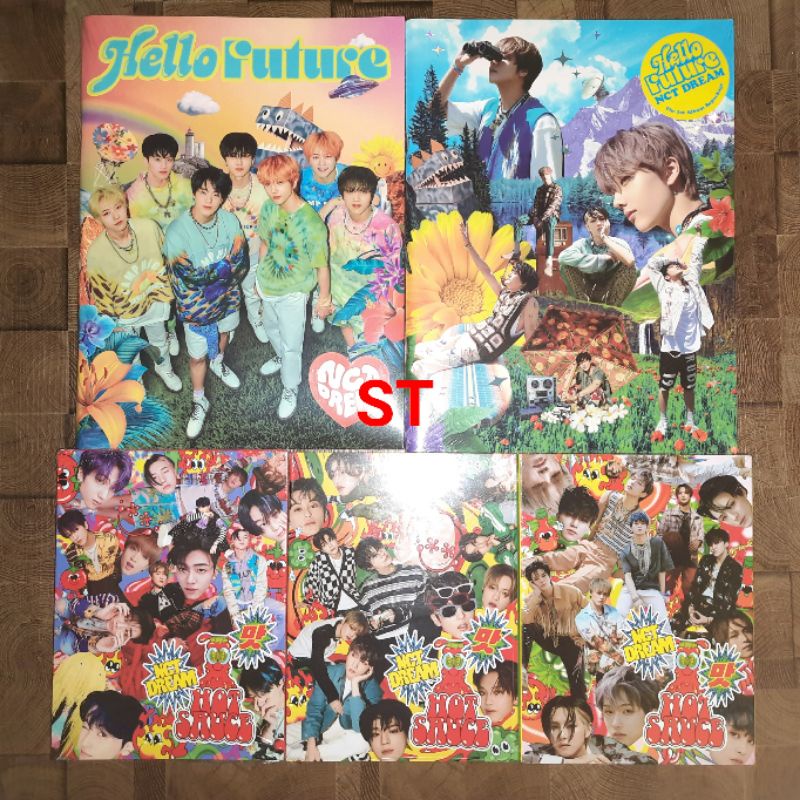NCT Dream Hot Sauce Crazy Chilling Boring Hello Future Photobook Album Sealed Unsealed Set Member Ma
