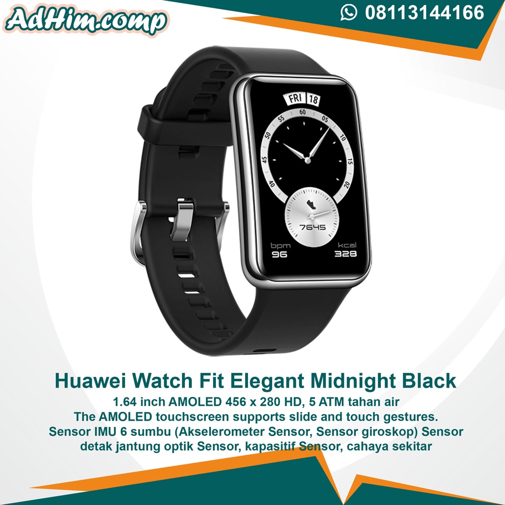Huawei Watch Fit Elegant Midnight Black