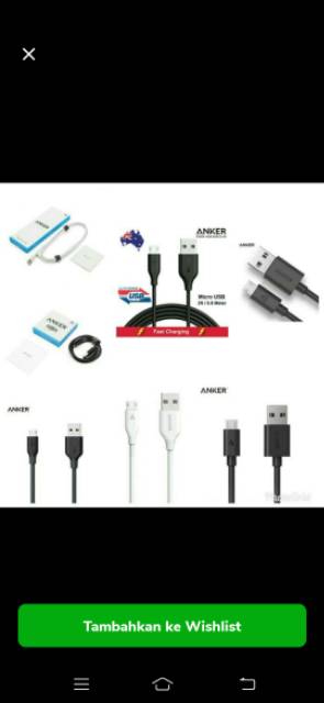 kaber anker micro Kabel data anker  Micro usb 6ft/1.8m high speed