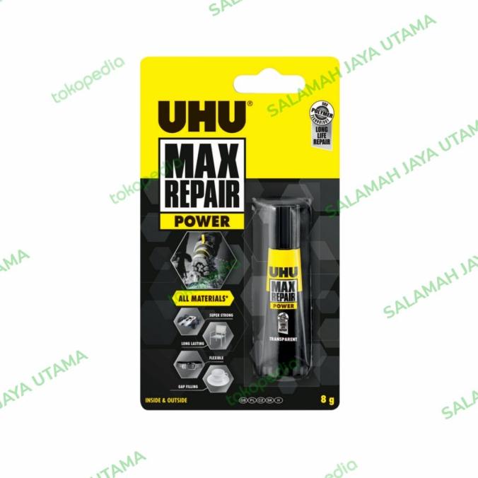 

UHU Max Repair 8 gr / UHU Max Repair 8gr / Lem Serbaguna CUCI GUDANG