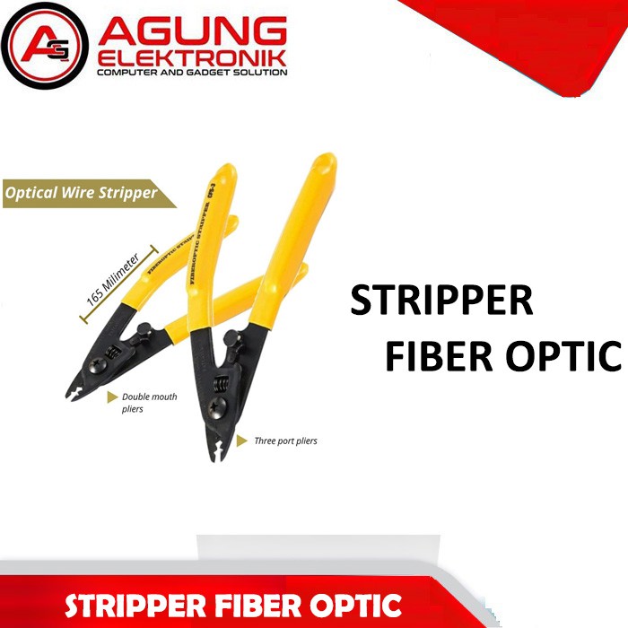STRIPPER FIBER OPTIC / Fiber Optic stripper 3hole Bosi tools