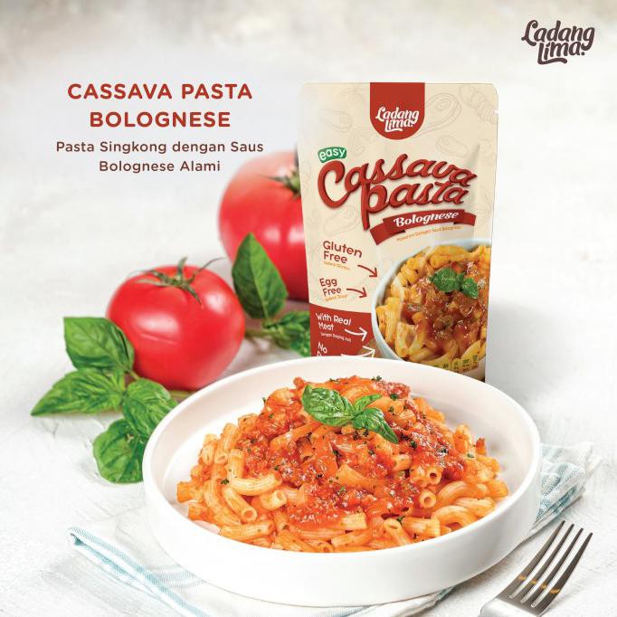 

LADANG LIMA PASTA SINGKONG | MAKARONI FUSILI INSTAN GLUTEN FREE SEHAT - Ori