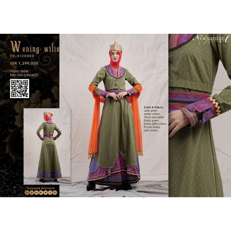 Tuneeca TE-0120003 Tuneeca Noesantara Diskon Sale Promo Gamis Longdress Baju Pesta