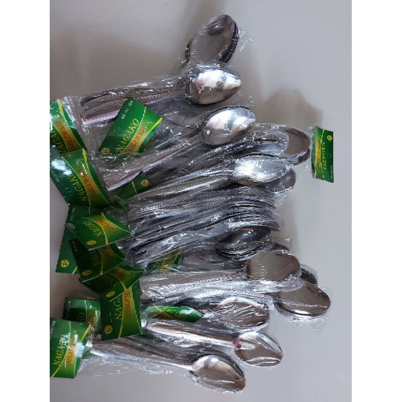 RT SHOP SENDOK GARPU STAINLES MURAH 1 LUSIN  GROSIR SOUVENIR NIKAH