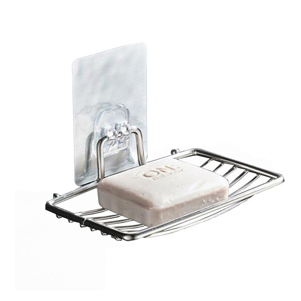 【 ELEGANT 】 Tempat Sabun Vacuum Rak Gantung Drain Rack Keranjang Stainless Steel Rak Penyimpanan Sabun Piring