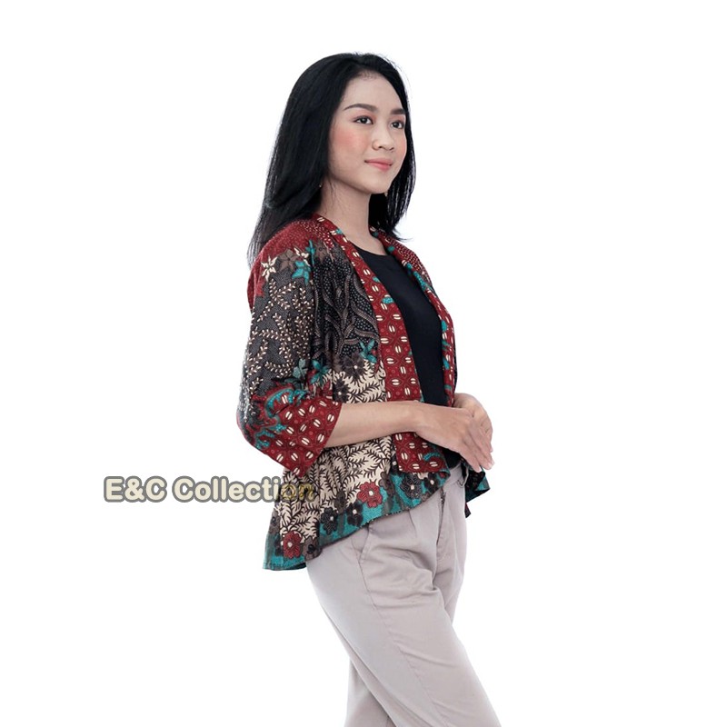 Batik Wanita Bolero Aurora -  Atasan Batik Wanita – Outer Batik - S-M-L-XL-XXL-3L-4L-5L-3