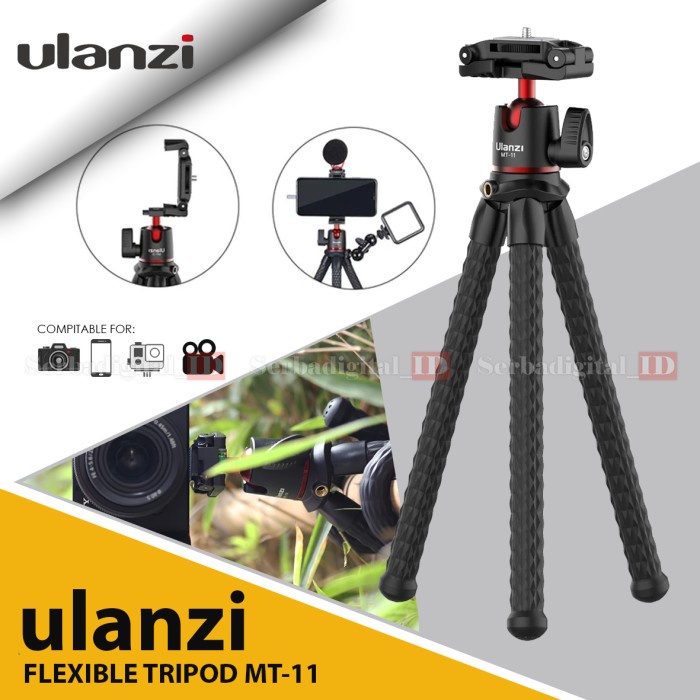 Tripod ULANZI MT-11 Flexibel Tripod Kamera & Smartphone Holder clod shoe(M1M2) Tripot Bluetooth Trip