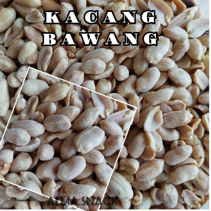 KACANG BAWANG GORENG 200 gram / SNACK KILOAN MURAH / SUPER RENYAH DAN EMPUK ALMA.SNACK