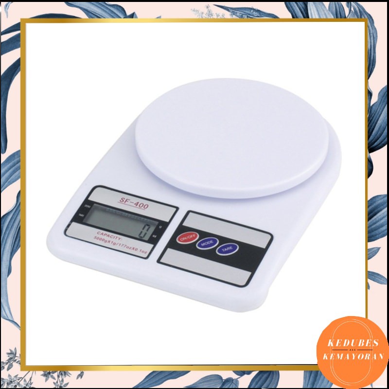 Timbangan dapur digital elektronik kitchen scale SF-400 (10Kg) - Timbangan Digital[KK]