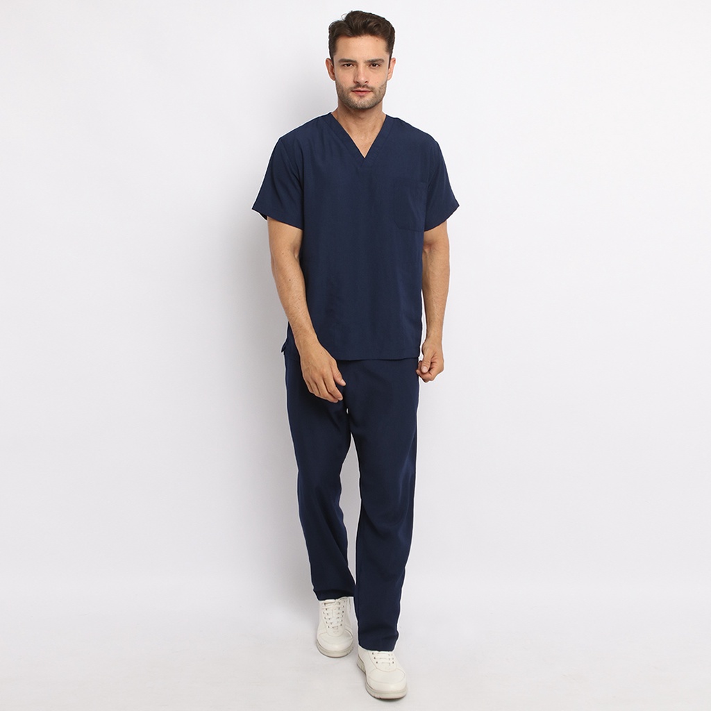 Baju Jaga VSS Scrubs on Call Flowy Lengan Pendek