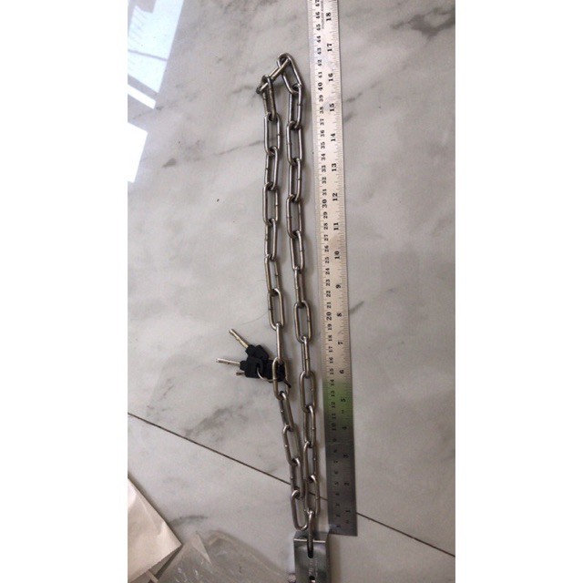 Gembok Rantai VION 90cm Polos untuk Motor Sepeda Pagar Ruko 90 cm - Anti Maling