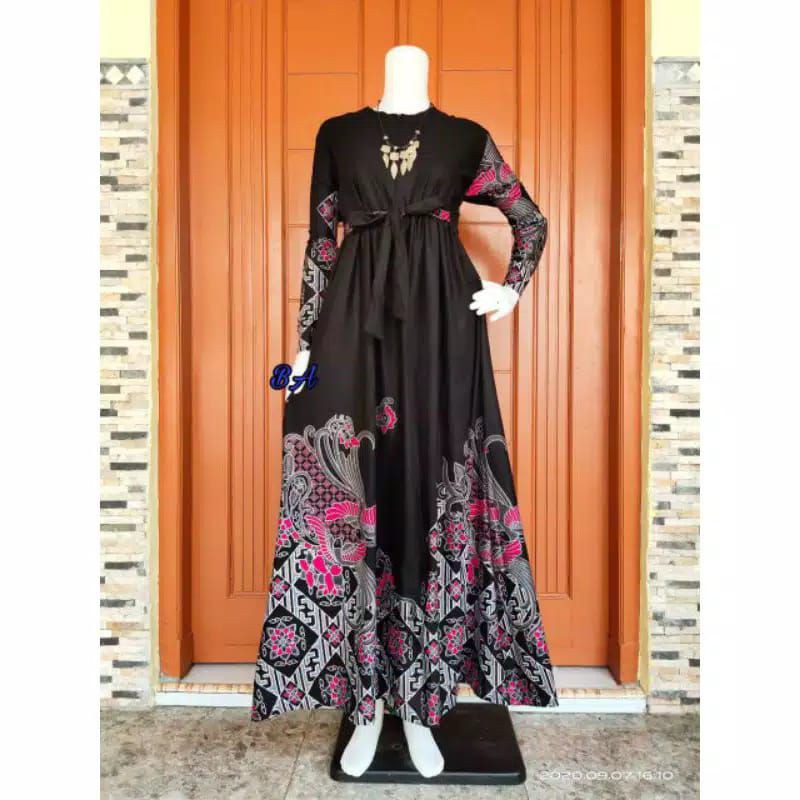 GAMIS BATIK MANGGAR, PADI,SEKAR,CANTIK,KUBIS,KIPAS,DAUN,KUPU,NADINE,GENDIS,KAWUNG,TERMURAH-Kenari ireng