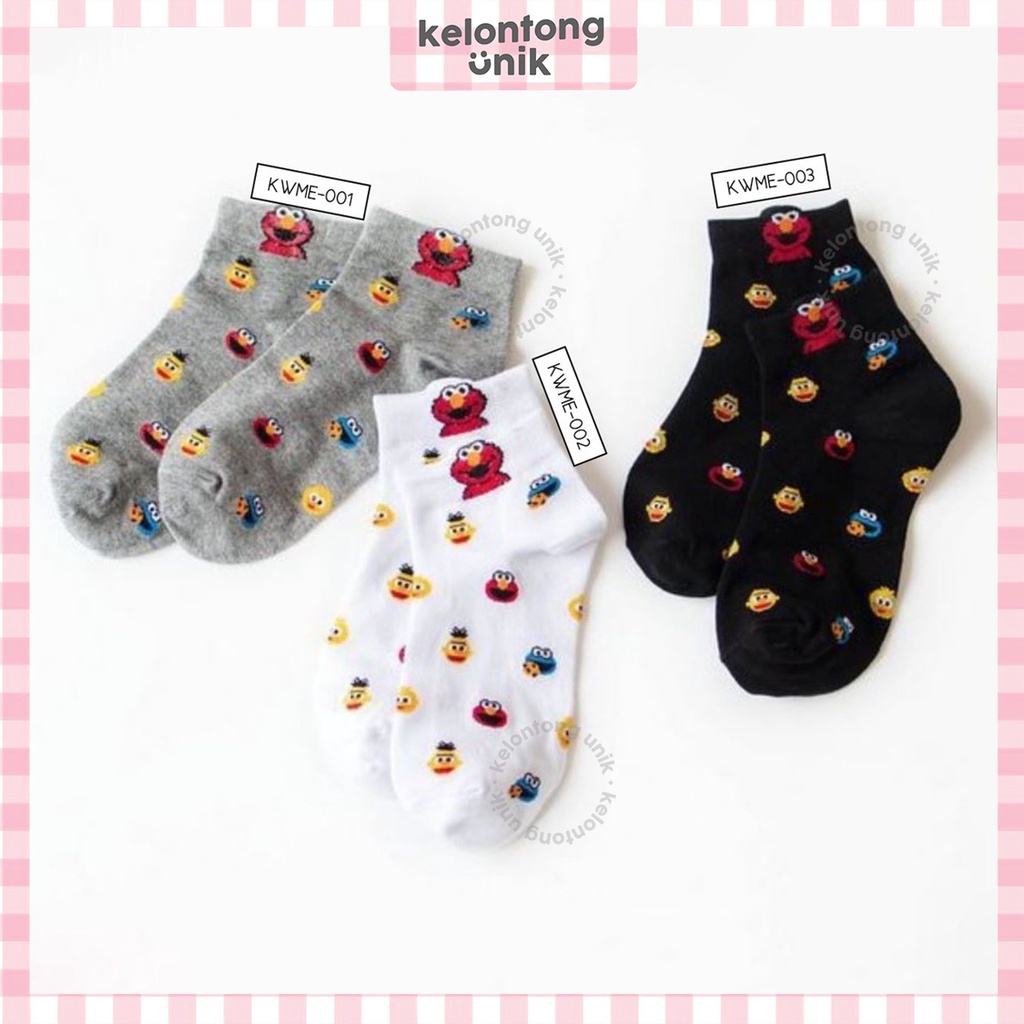 ELMO - Kaos Kaki Pendek Semata Kaki/ Kaos Kaki Ankle Dewasa Wanita