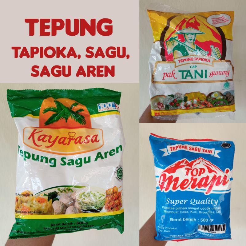 

TEPUNG TAPIOKA , SAGU , SAGU AREN - Tepung Aneka Masakan Dapur - TemuPawon