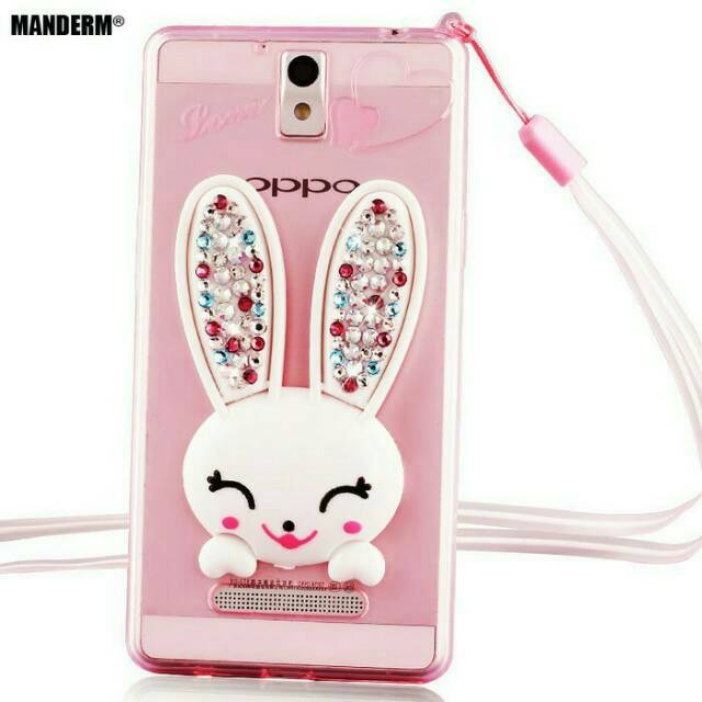Casing OPPO R5/ R7/ R7S Softcase Flo Rabbit