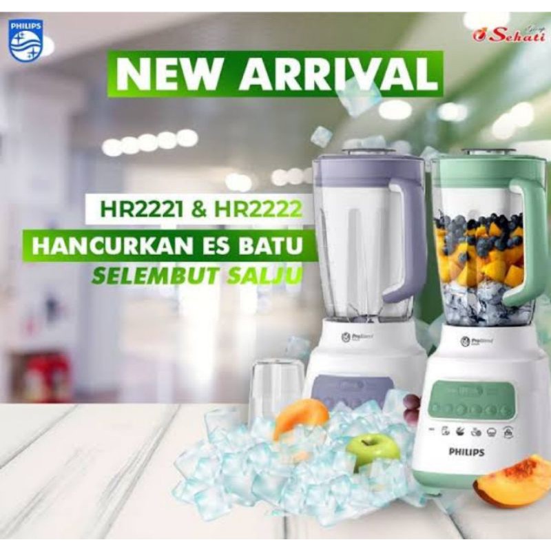 Blender Philips Hr 2222 Plastik 2 Liter Shopee Indonesia