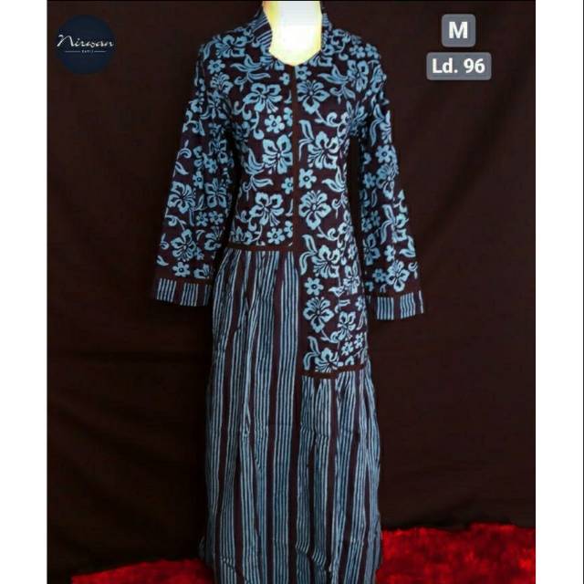 Jual Model baru/Gamis batik cantik/diskon 5%/ bahan nyaman model cantik